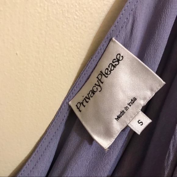 Revolve Privacy Please Purple Gansel Jumpsuit Sm - Picture 5 of 7